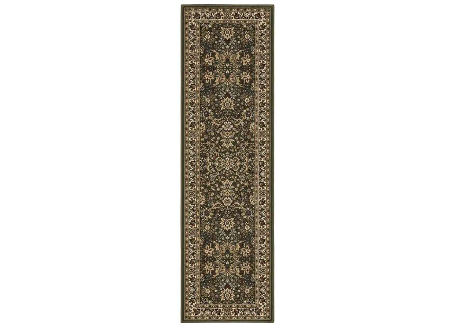 Ariana 2'3" x 7'9" Green Rug