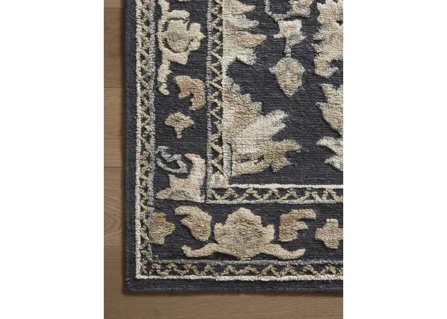 Ingrid ING-03 Navy / Multi 11''6" x 15' Rug by Magnolia Home By Joanna Gaines