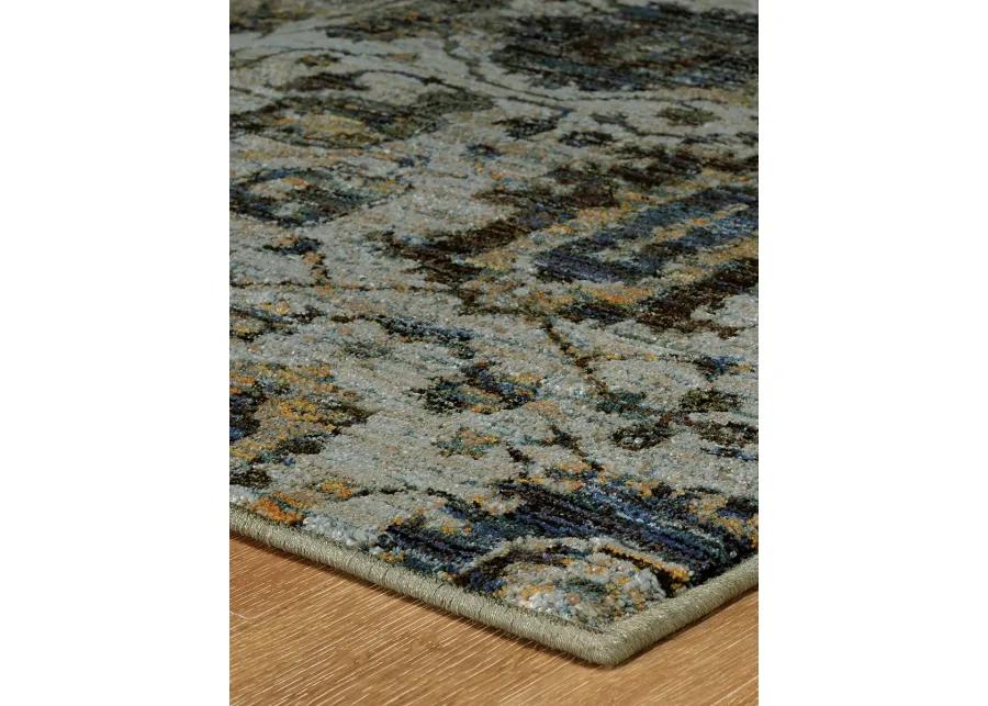 Andorra 1'10" x 3'2" Blue Rug