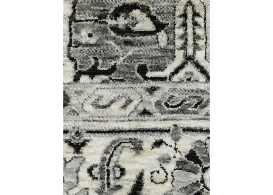 Chamberlain 6'7" x 9'6" Grey Rug