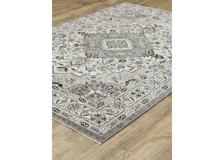 Chamberlain 6'7" x 9'6" Grey Rug