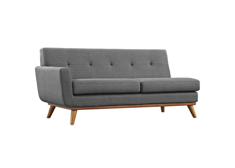 Engage Left-Arm Upholstered Fabric Loveseat