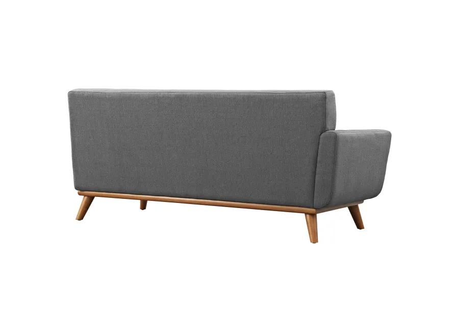 Engage Left-Arm Upholstered Fabric Loveseat