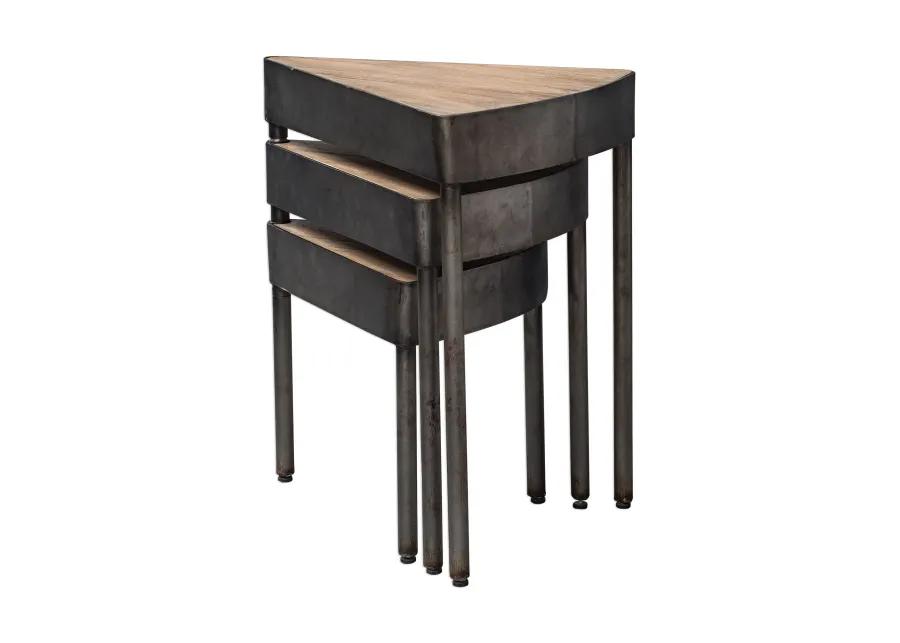 Uttermost Akito Swivel Nesting Table