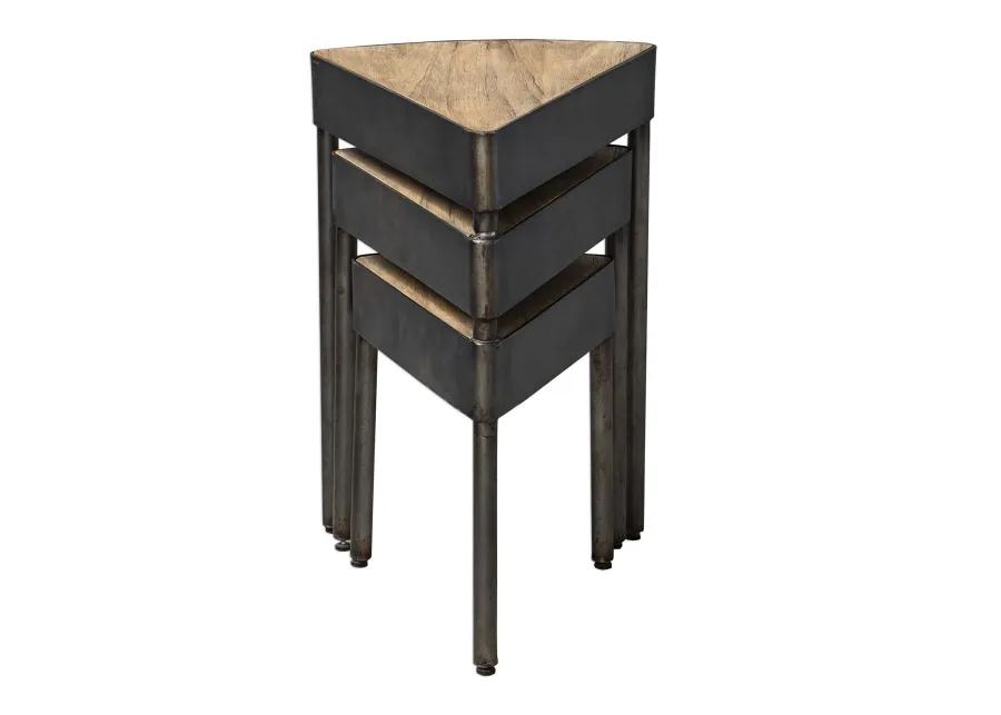 Uttermost Akito Swivel Nesting Table