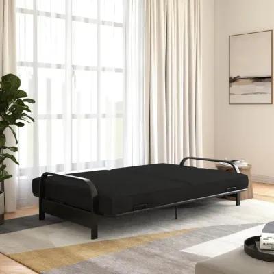 Millie Convertible Metal Frame Futon Sofa with Coil Mattress with Multiple Positions for Seating and Sleeping