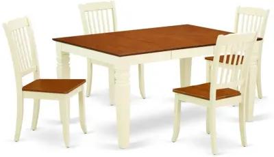 Dining Room Set Buttermilk & Cherry