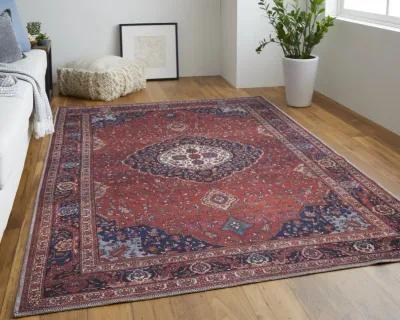 Rawlins 39HDF Red/Blue/Tan 2' x 3' Rug