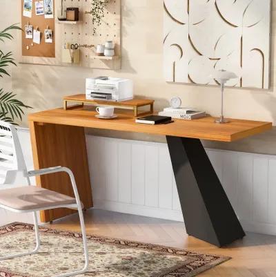 Merax 63"Modern Wooden Executive Desk Rustic Industrial Writing Desk