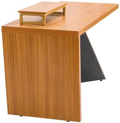 Merax 63"Modern Wooden Executive Desk Rustic Industrial Writing Desk