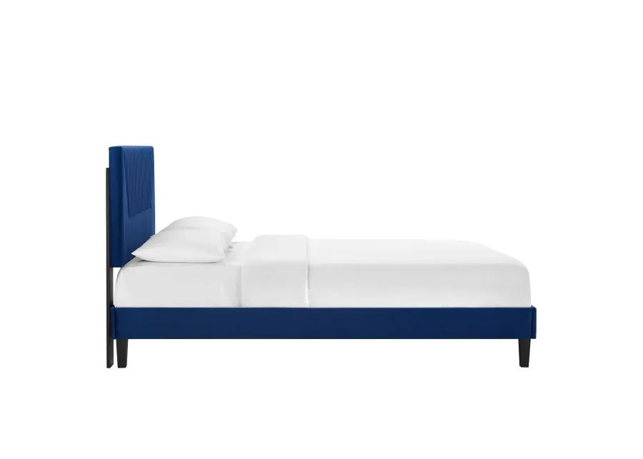 Modway - Yasmine Channel Tufted Performance Velvet King Platform Bed