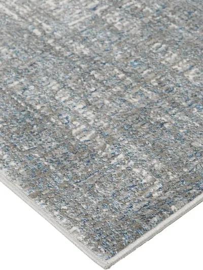 Azure 3413F 8' x 10' White/Gray/Blue Rug