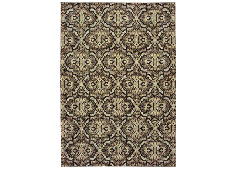 Raleigh 6'7" x 9'6" Brown Rug