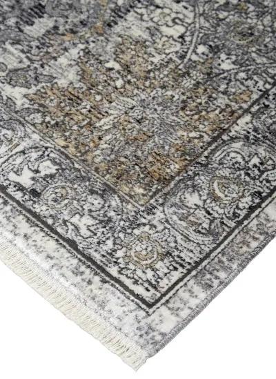 Sarrant 3965F Gray/Silver/Tan 2' x 3' Rug