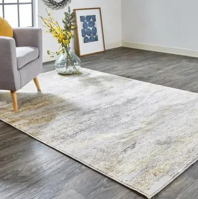 Aura 3735F Gold/Gray/Ivory 6'7" x 9'6" Rug