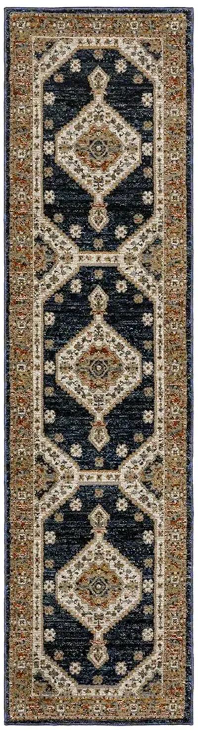 Andorra 7'10" x 10'10" Blue Rug