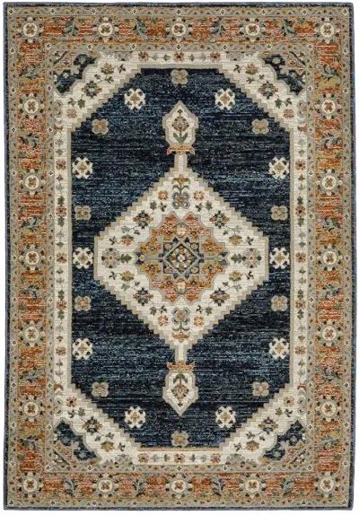 Andorra 7'10" x 10'10" Blue Rug