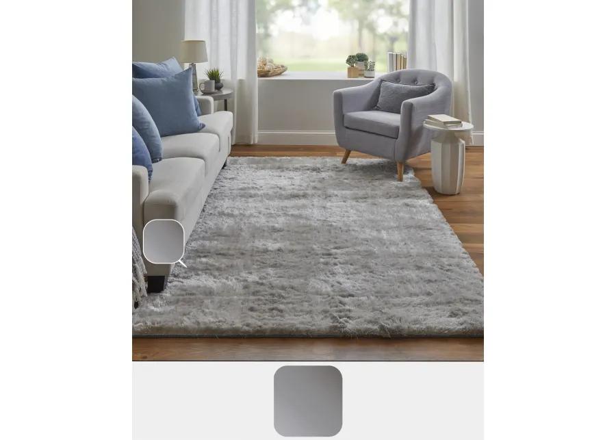 Indochine 4550F Gray/Black 2'6" x 6' Rug