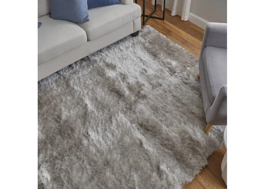 Indochine 4550F Gray/Black 2'6" x 6' Rug