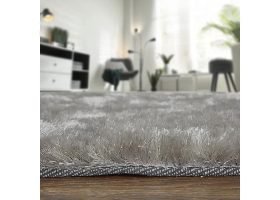 Indochine 4550F Gray/Black 2'6" x 6' Rug