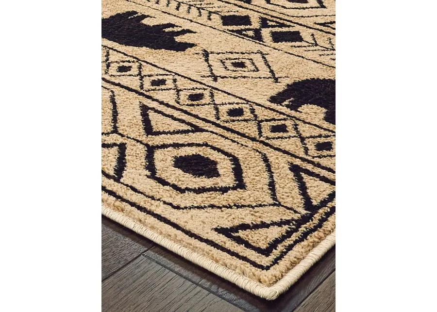 Woodlands 6'7" x 9'2" Ivory Rug