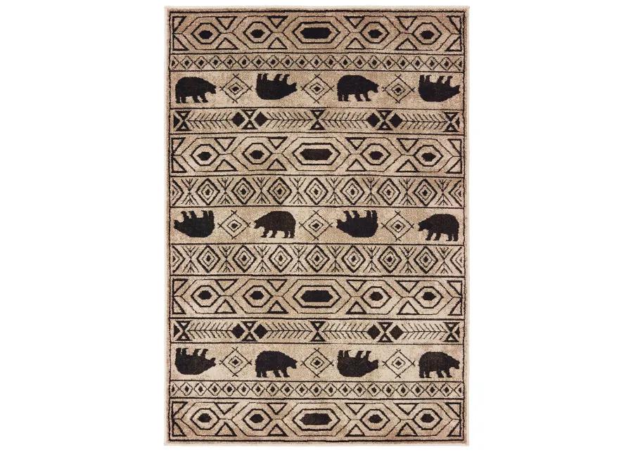 Woodlands 6'7" x 9'2" Ivory Rug