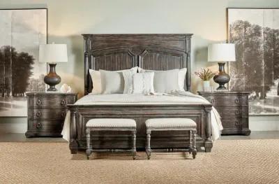 Traditions King Panel Bed in Maduro