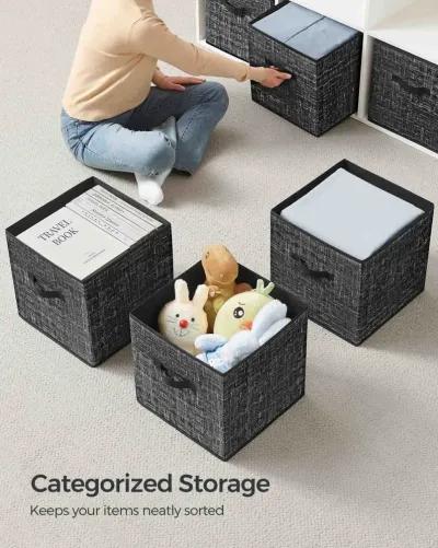 Set of 8 Storage Cubes for Versatile Organization and Space-Saving Storage