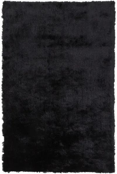 Indochine 4550F Black 8' x 8' Round Rug