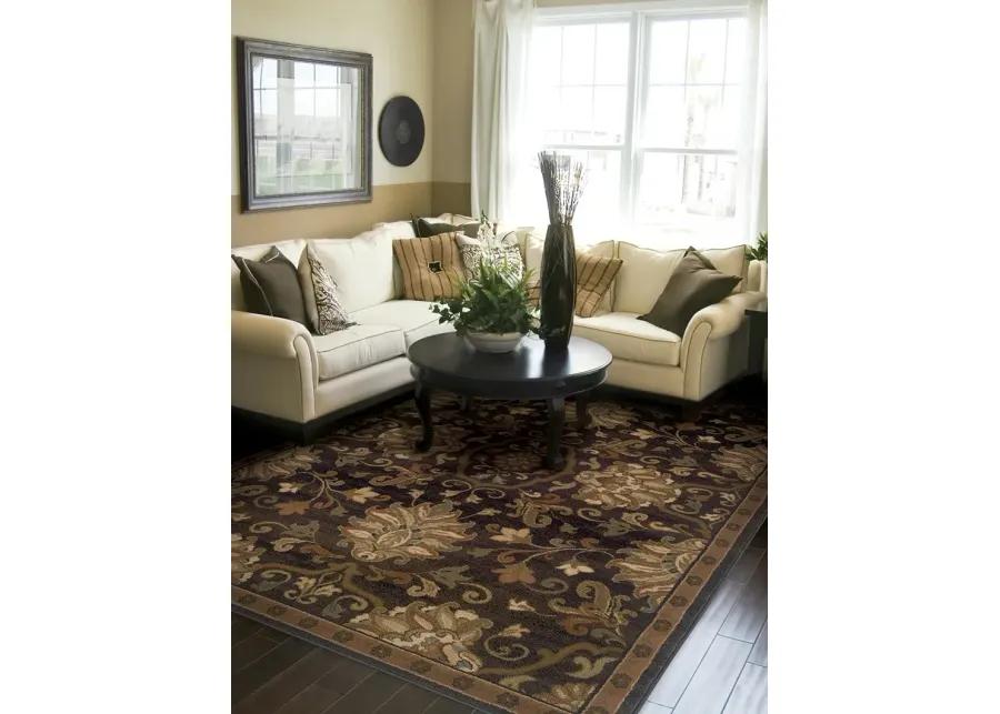 Hudson 1'10" x 7'6" Brown Rug