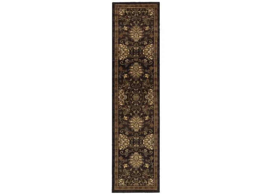 Hudson 1'10" x 7'6" Brown Rug