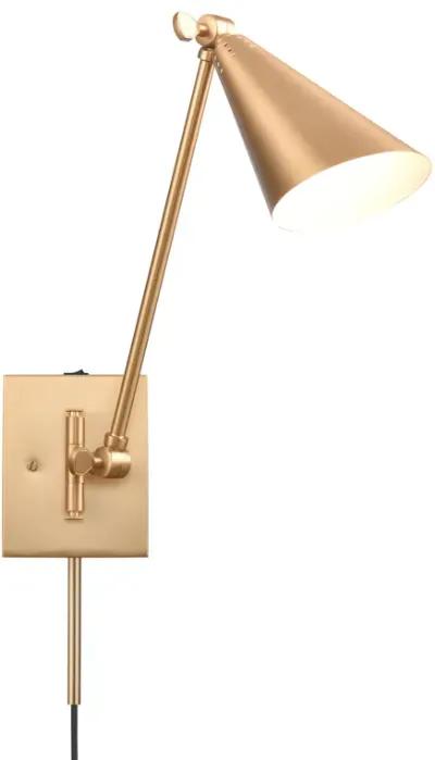 Whitmire 10.5'' High 1-Light Gold Sconce