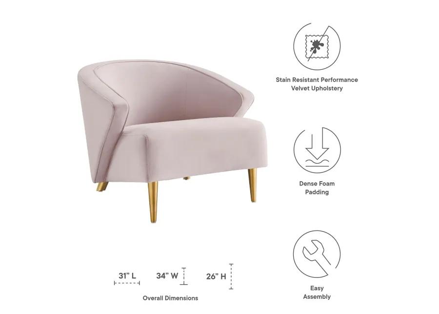 Odyssey Performance Velvet Armchair