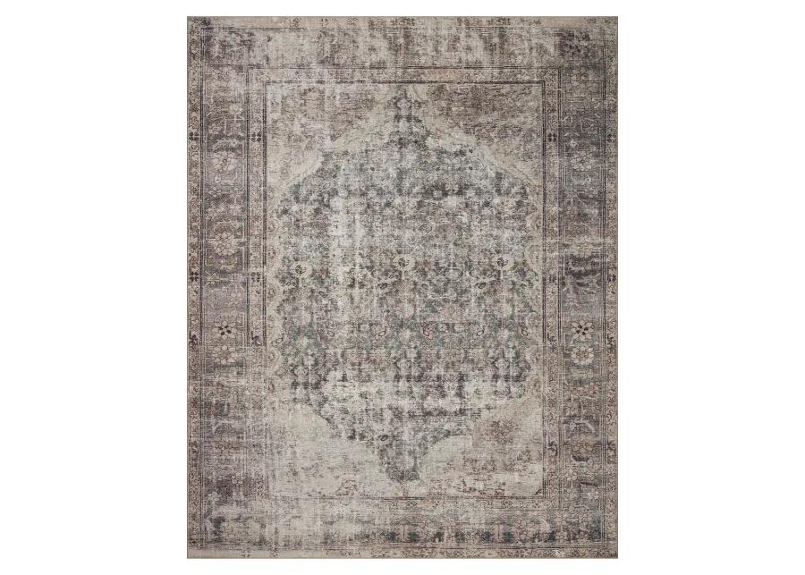 Georgie GER-08 Lagoon / Beige 3''0" x 12''0" Rug by Amber Lewis