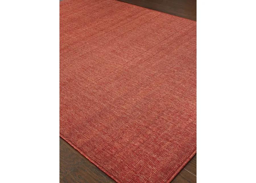 Lanai 8'6" x 13' Red Rug