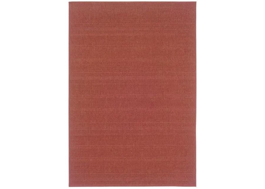 Lanai 8'6" x 13' Red Rug