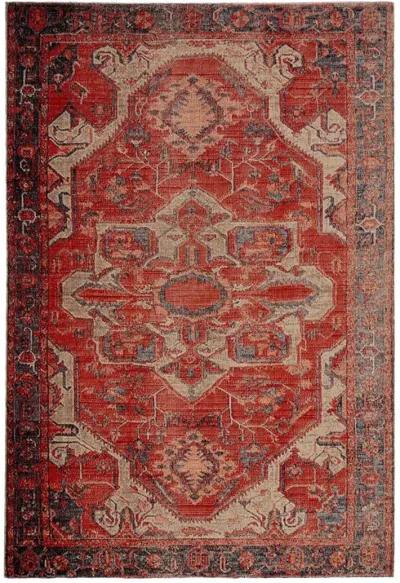 Polaris Leighton Red 5'3" x 7'6" Rug