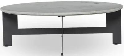 Marble Round Coffee Table With Iron