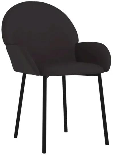 Dining Chairs 2 pcs Black Faux Leather