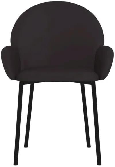 Dining Chairs 2 pcs Black Faux Leather