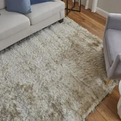 Indochine 4550F Tan/Taupe 8' x 8' Round Rug