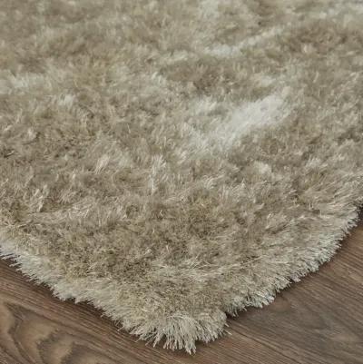 Indochine 4550F Tan/Taupe 8' x 8' Round Rug