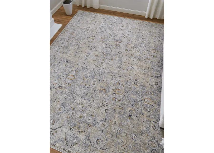 Pasha 39M6F 7'10" x 10'3" Ivory/Blue/Tan Rug