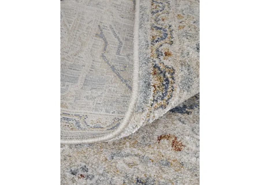 Pasha 39M6F 7'10" x 10'3" Ivory/Blue/Tan Rug