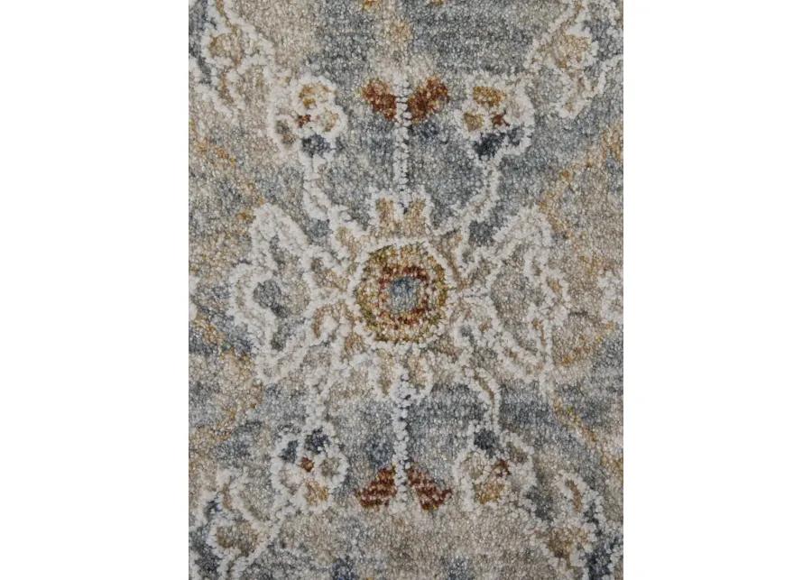 Pasha 39M6F 7'10" x 10'3" Ivory/Blue/Tan Rug