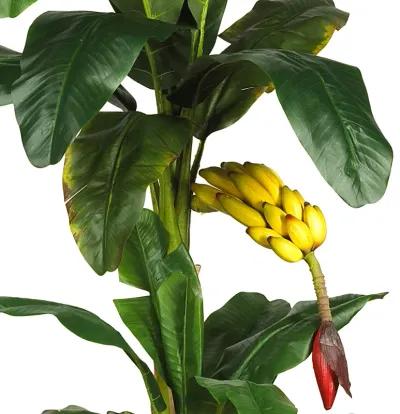 Nearly Natural 6-ft Triple Stalk Banana Tree