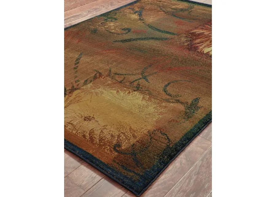 Kharma II 4' x 5'9" Brown Rug