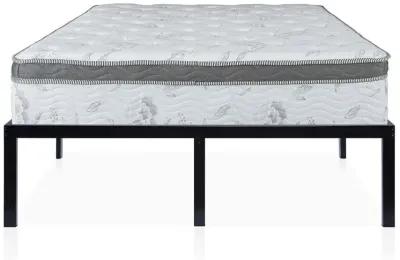 Hivvago King size 16-inch High Heavy Duty Metal Platform Bed Frame