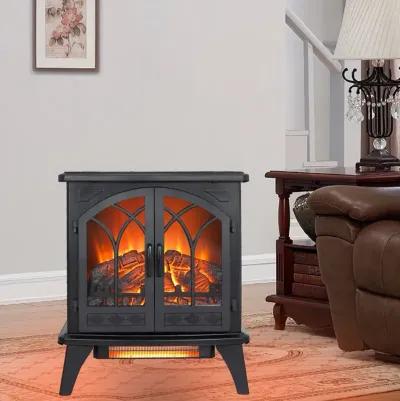 MONDAWE 24 Inch 3D Infrared Electric Stove With Remote Control