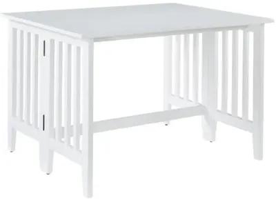 Drop Leaf Dining Table- White (chairs sold separately) , White